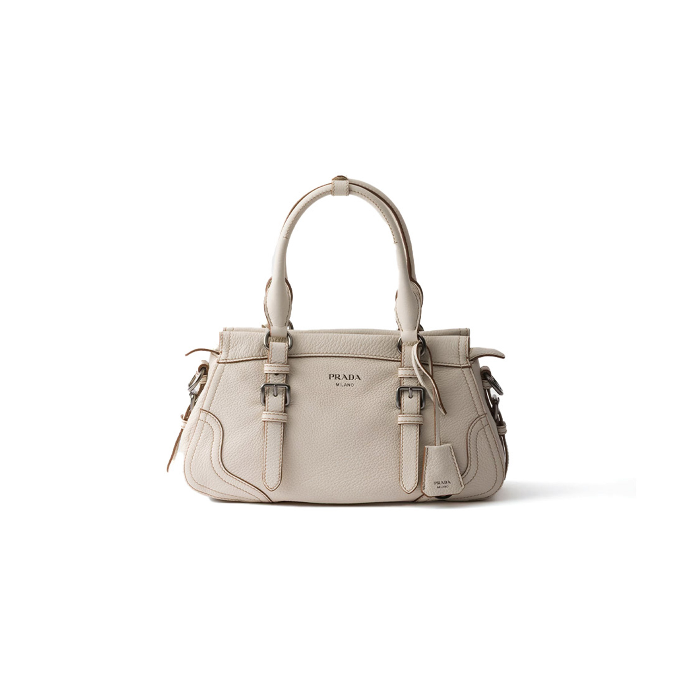 PRADA LARGE LEATHER TOTE BAG 1BG604 (35*22*11cm)